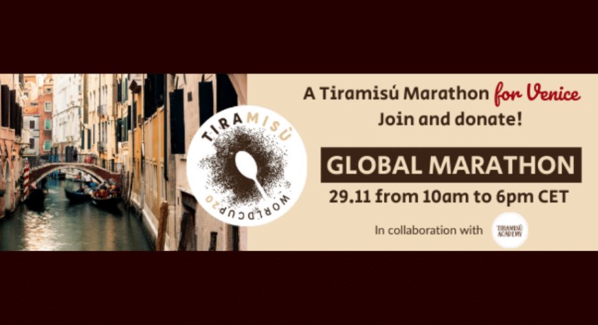 "Tiramisù Global Marathon": il tuo dolce per il rilancio turistico di Venezia