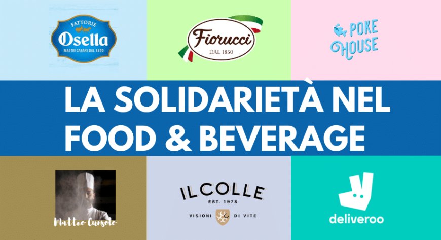 La solidarietà delle aziende del food&beverage: a Natale per stare vicino a chi ha bisogno
