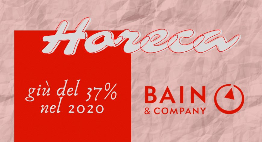 Bain & Company: Horeca giù del 37% nel 2020