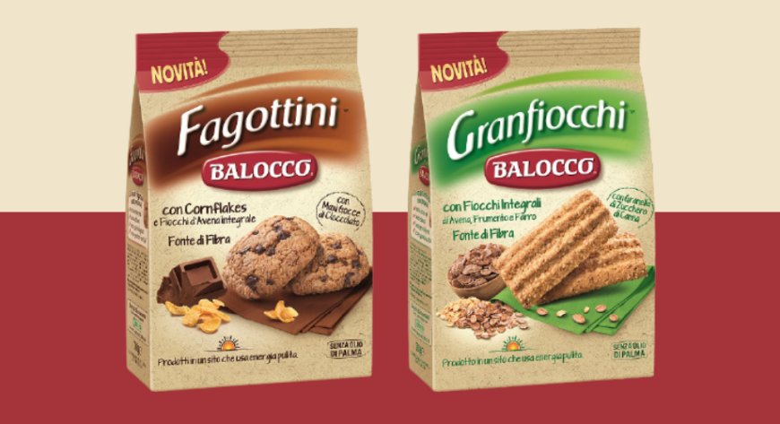 Balocco presenta due novità fra i biscotti integrali: Fagottini e Granfiocchi