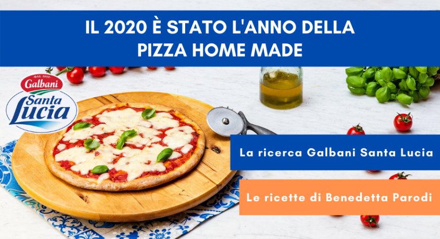 Il 2020 è stato l'anno della pizza Home Made. La ricerca Galbani e le ricette di Benedetta Parodi