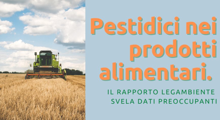 Pesticidi nei prodotti alimentari. Il rapporto Legambiente svela dati preoccupanti