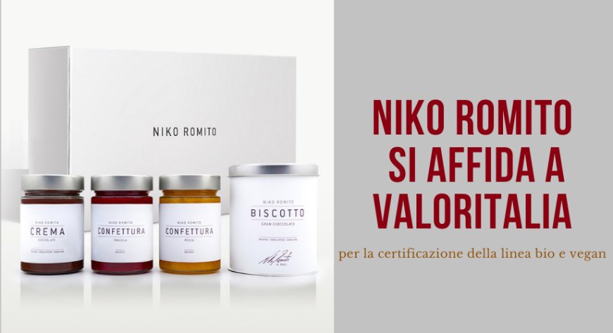 Niko Romito si affida a Valoritalia per la certificazione della linea bio e vegan
