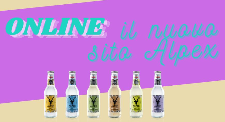 È online il nuovo sito Alpex Supreme Tonic Water by PLOSE