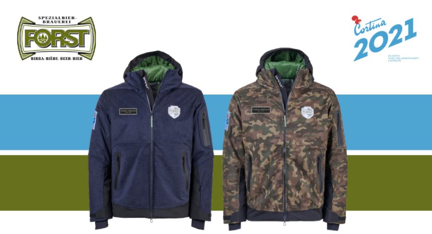 Birra FORST in qualità di National Partner Cortina 2021 presenta la giacca invernale