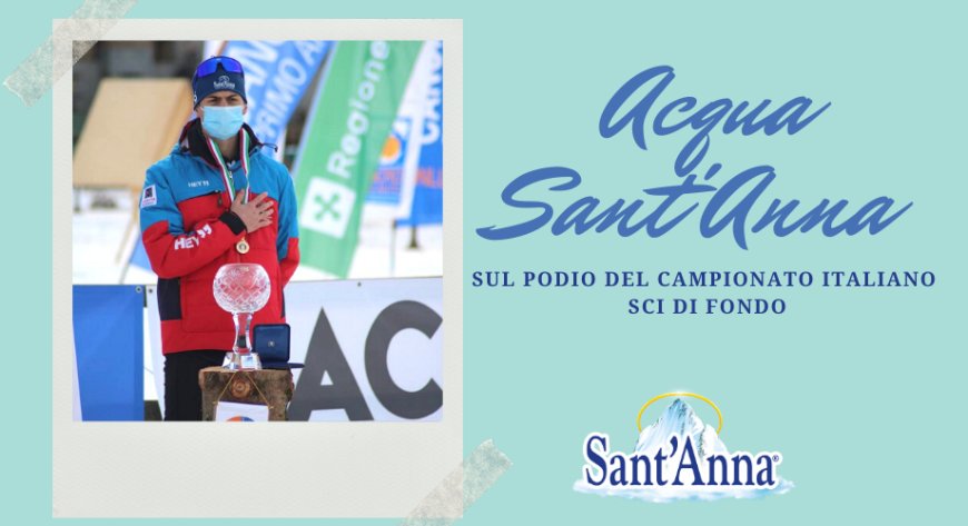 Acqua Sant'Anna sul podio del Campionato Italiano Sci di Fondo