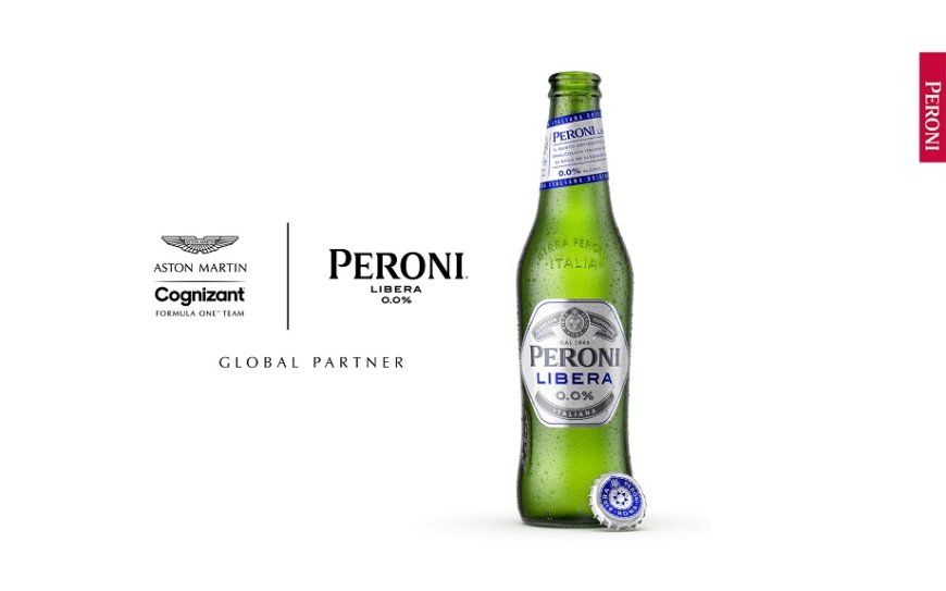 Peroni Nastro Azzurro Libera 0.0% annuncia una partnership con Aston Martin Cognizant Formula One&#x2122;
