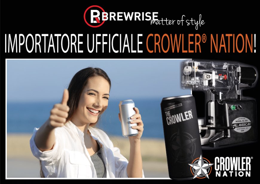 Birra alla spina Brewrise Srl sigla l'accordo con Crowler®