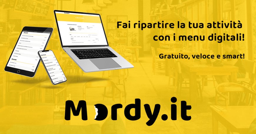 Il menù per ristoranti a portata di smartphone è Mordy.it ed è nato in Emilia-Romagna