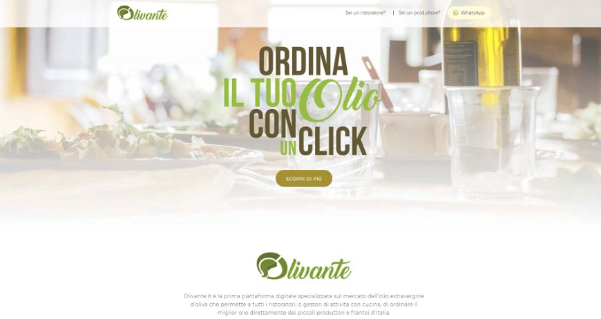 Olivante, la piattaforma che fa incontrare ristoratori e piccoli produttori di olio
