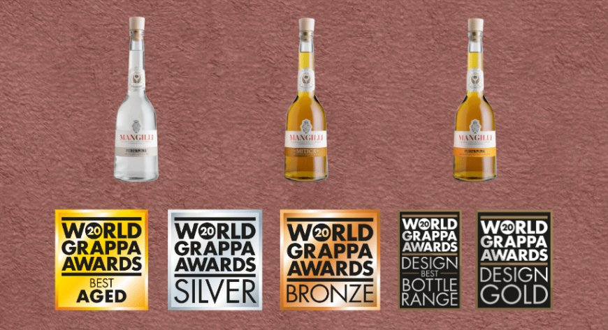 Le Grappe Mangilli del Gruppo Caffo conquistano 5 medaglie ai World Grappa Awards