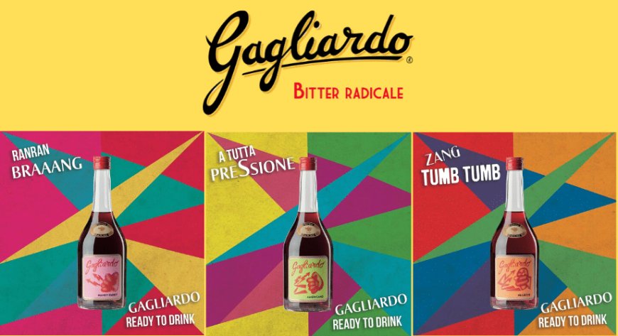 Gagliardo Bitter propone tre nuovi "ready to drink": cocktail in bottiglia