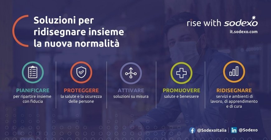 Sodexo Italia al fianco di oltre mille aziende con la campagna "Rise"