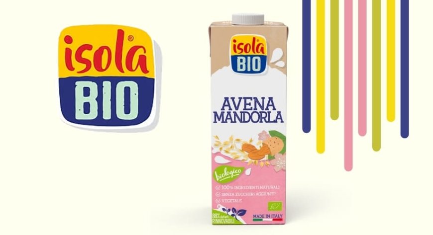 Isola Bio conferma il suo impegno per l'ambiente con la nuova bevanda Avena Mandorla