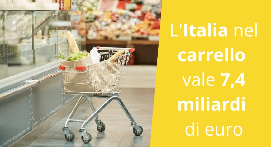 L'Italia nel carrello vale oltre 7,4 miliardi di euro. I territori spingono le vendite