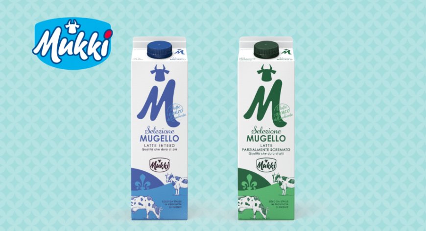 Il latte Mukki da oggi nelle nuove confezioni in carta e plastica vegetale