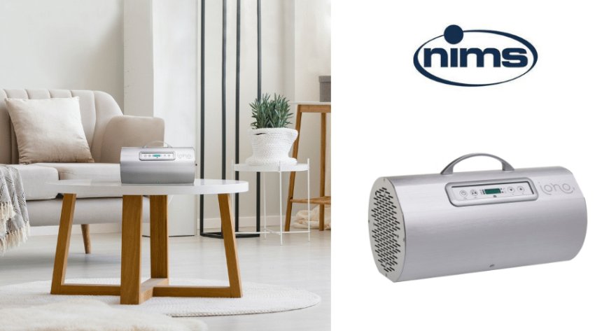 IONO3 di Nims purifica l'aria, gli ambienti e il cibo