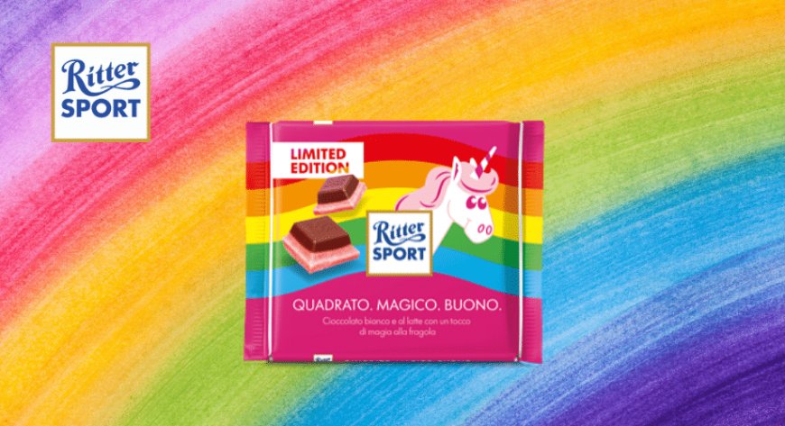 L'edizione limitata "rainbow" di Ritter Sport arriva anche in Italia