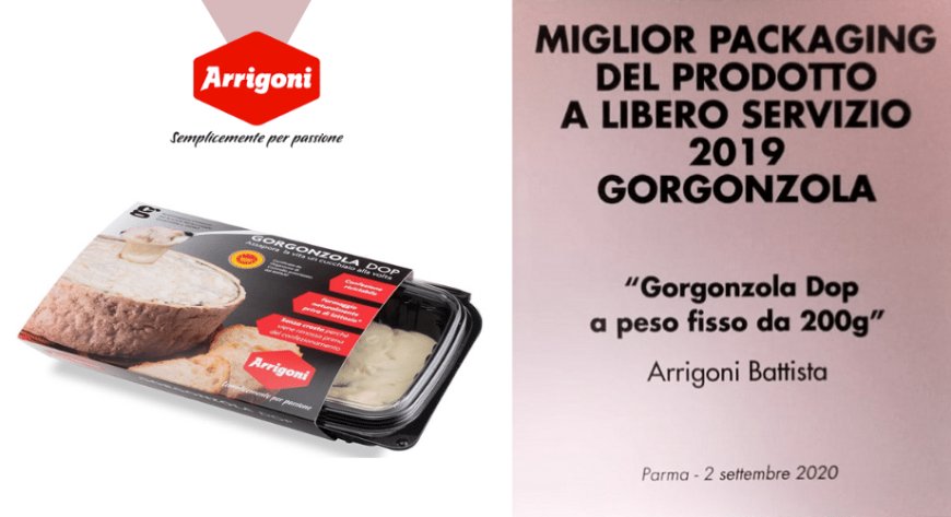 Arrigoni Battista premiato per il packaging ai Formaggi&Consumi Awards 2020
