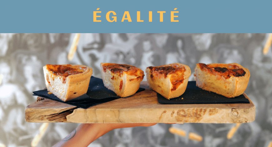 Con il nuovo menu Égalité porta a Milano la tradizione delle quiches e torte salate