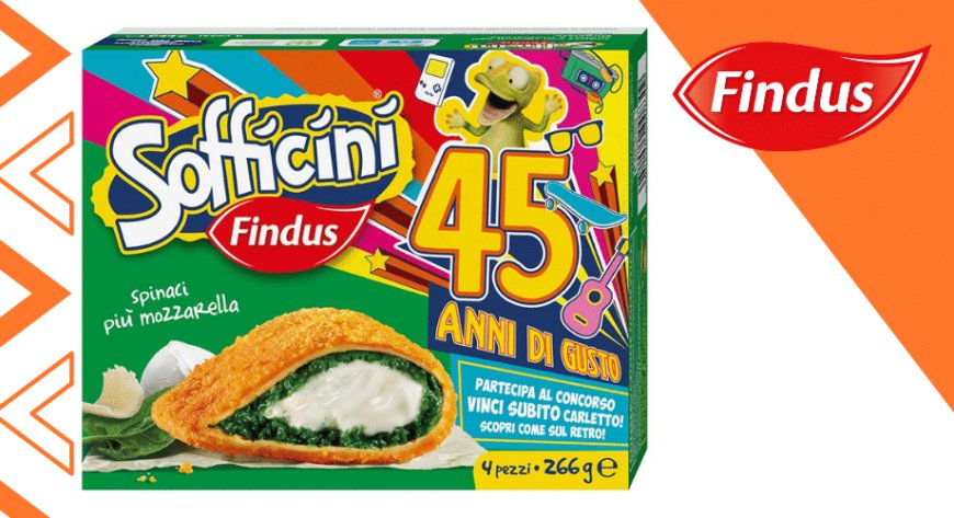 Sofficini Findus dà il via alla consumer promo "45 Anni di Gusto"