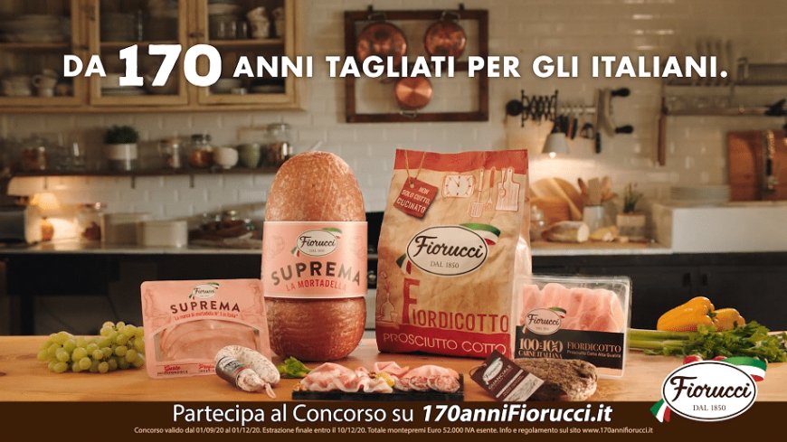Fiorucci lancia la campagna di comunicazione multicanale dedicata ai 170 anni del brand.