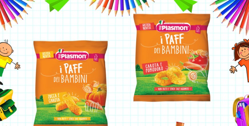 Da Plasmon la nuova linea di prodotti Paff dei Bambini