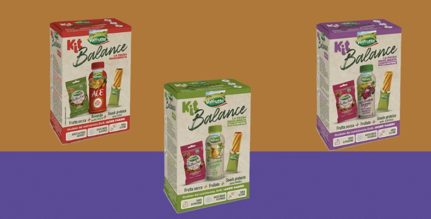 Valfrutta Kit Balance, per una pausa equilibrata e gustosa