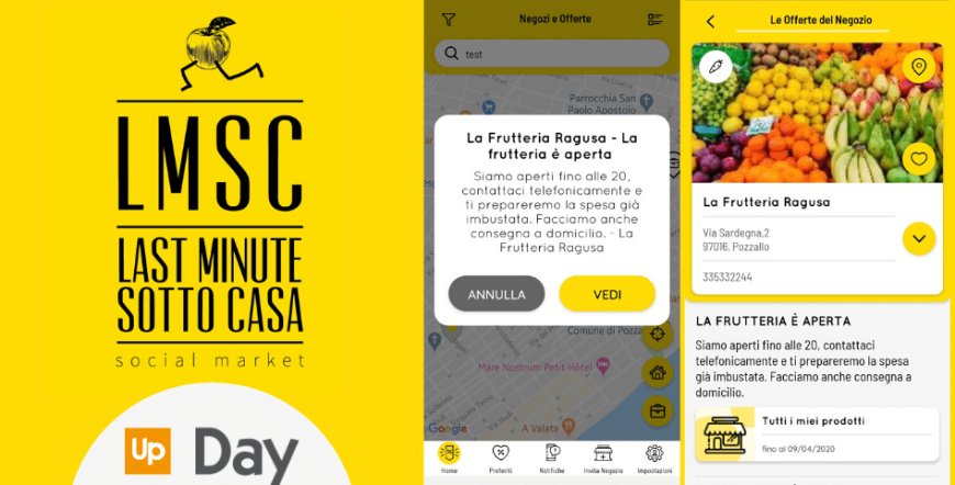 L'app LastMinuteSottoCasa supporta negozianti e cittadini