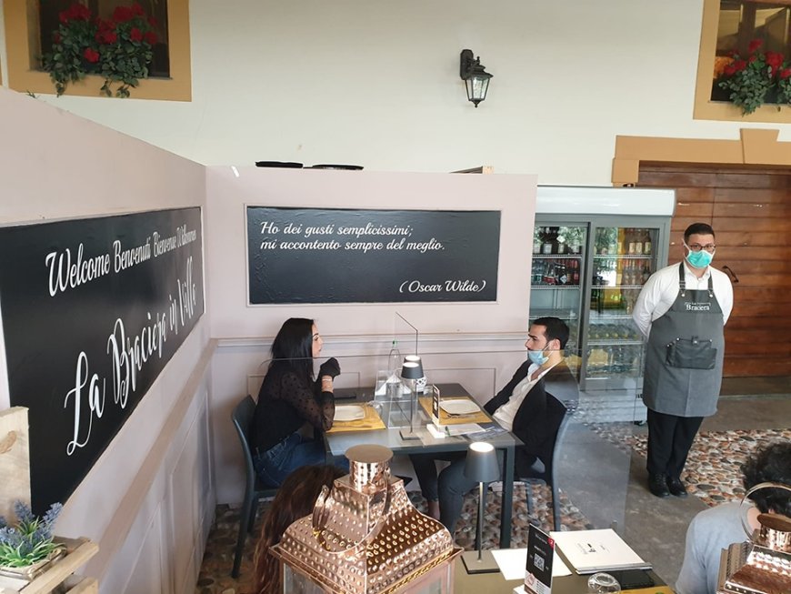 Sicurezza al ristorante: da Palermo il progetto per i divisori in plexiglass