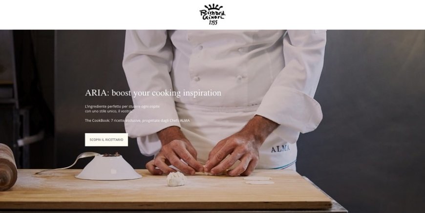 Da Richard Ginori il ricettario creato con ALMA, la Scuola Internazionale di Cucina Italiana