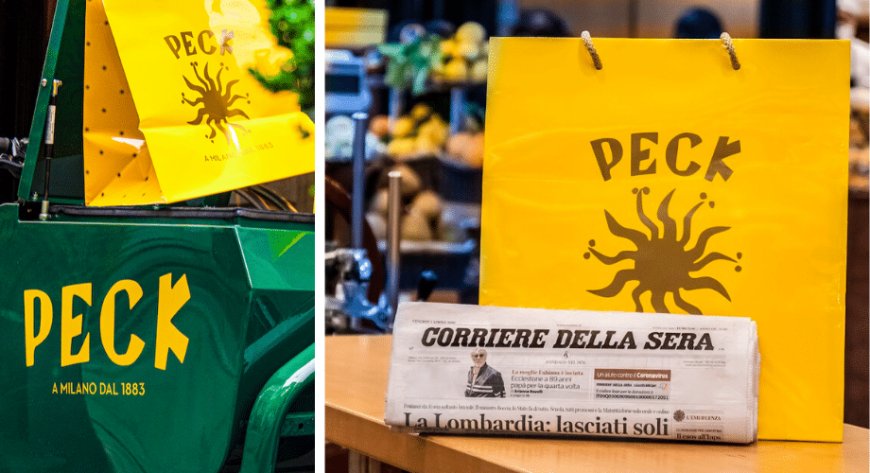 Buon cibo e informazione: Peck Milano consegna le sue delizie con Il Corriere della Sera