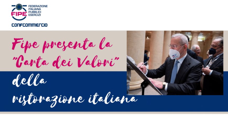 Fipe presenta la "Carta dei Valori" della ristorazione italiana