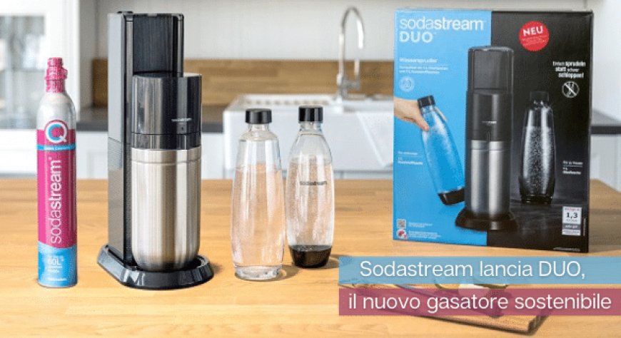 Il gasatore Art di SodaStream, design e sostenibilità