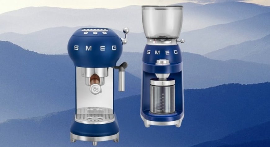 La nuova macchina espresso e macina caffè SMEG realizzati in esclusiva per 1895 Coffee Designer By Lavazza
