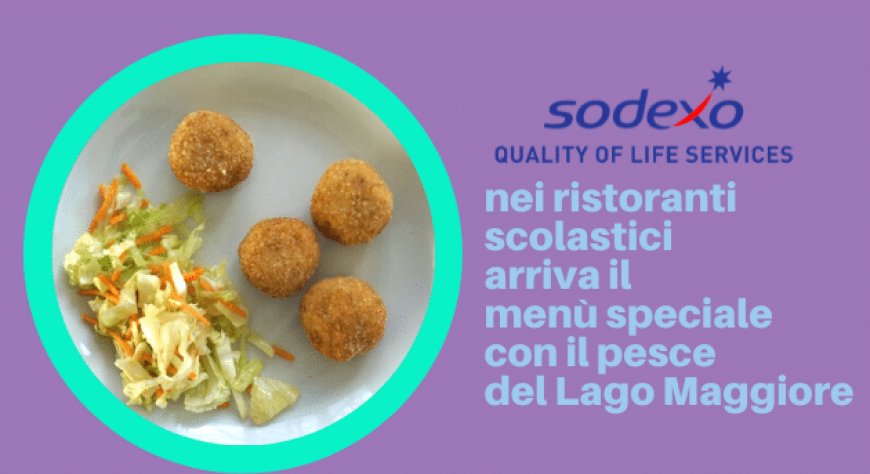 Sodexo: nei ristoranti scolastici arriva il menù speciale con il pesce del Lago Maggiore