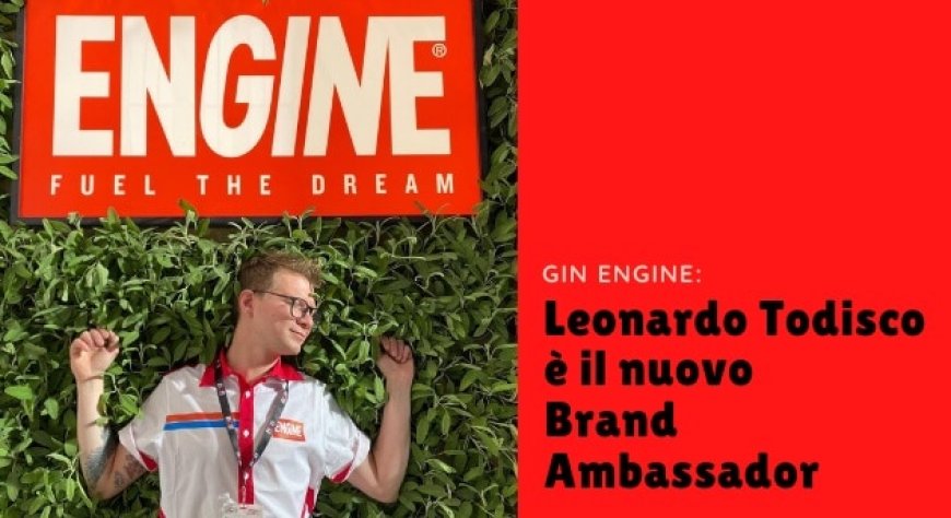 Gin Engine: Leonardo Todisco è il nuovo Brand Ambassador
