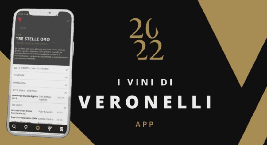 Nuova App I Vini di Veronelli 2022: tutta la cultura enologica nello smartphone