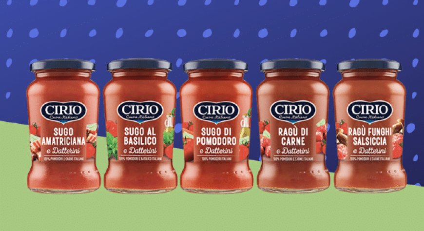 Cirio presenta la prima gamma di sughi pronti con datterino 100% italiano