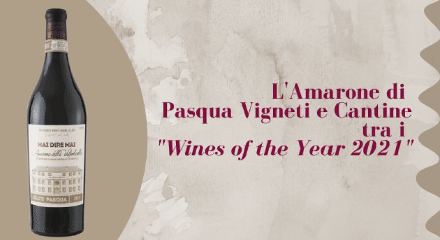 L'Amarone di Pasqua Vigneti e Cantine tra i "Wines of the Year 2021"