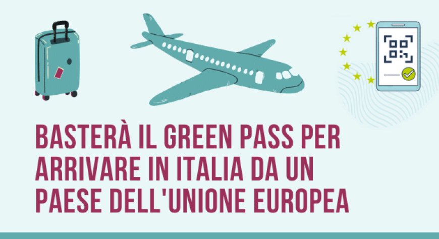 Basterà il Green Pass per arrivare in Italia da un Paese dell'Unione europea