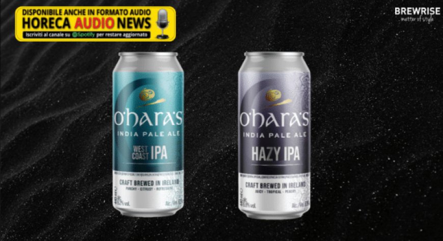 Brewrise porta in Italia due nuove O'Hara's IPA in lattina