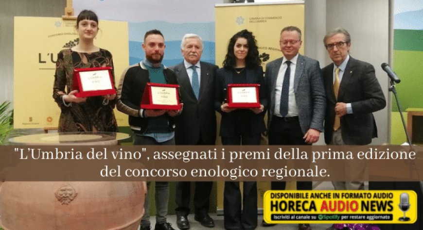 "L’Umbria del vino", assegnati i premi della prima edizione del concorso enologico regionale.