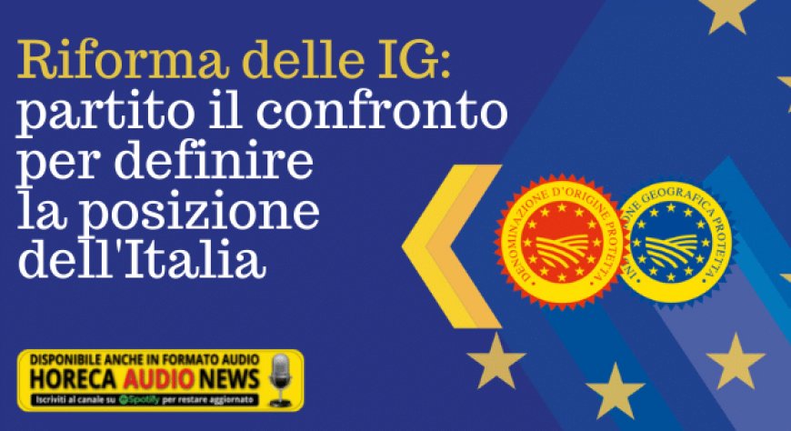 Riforma delle IG: partito il confronto per definire la posizione dell'Italia
