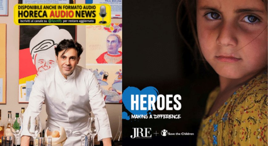 Lo chef Daniel Canzian supporta JRE nella raccolta fondi per Save The Children