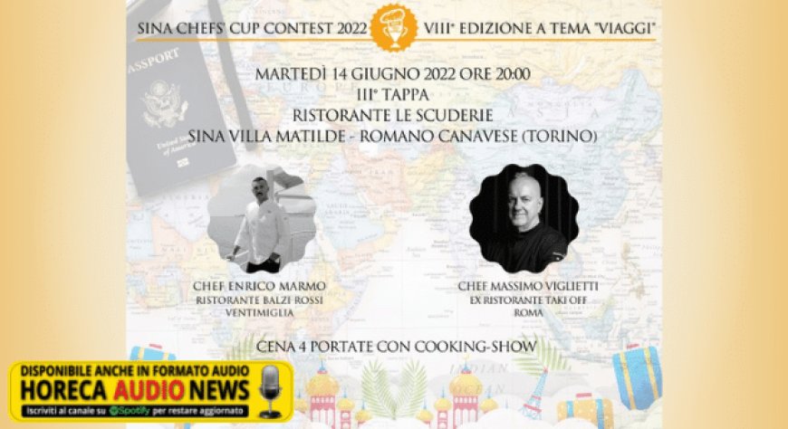 Sina Chefs' Cup Contest fa tappa al Sina Villa Matilde di Romano Canavese