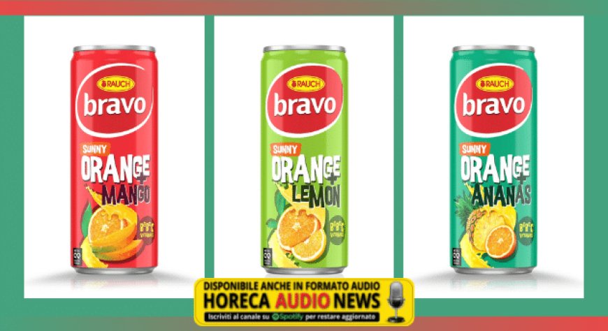Arrivano le nuove bevande alla frutta in lattina di Bravo Sunny
