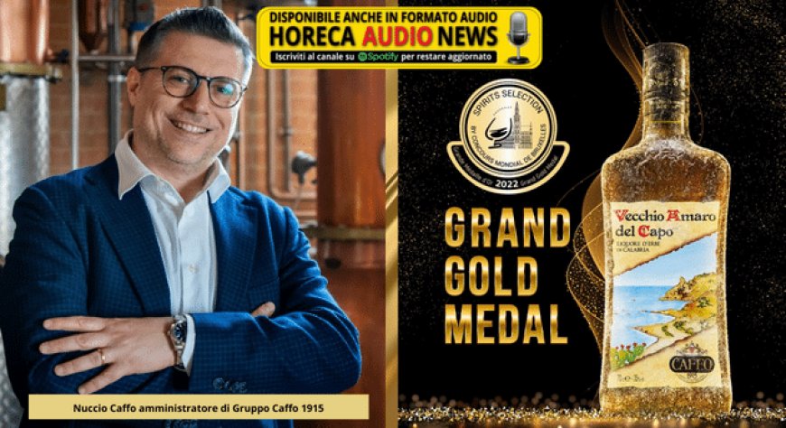 Vecchio Amaro del Capo conquista la Grand Gold Medal allo "Spirits Selection" by Concours Mondial de Bruxelles