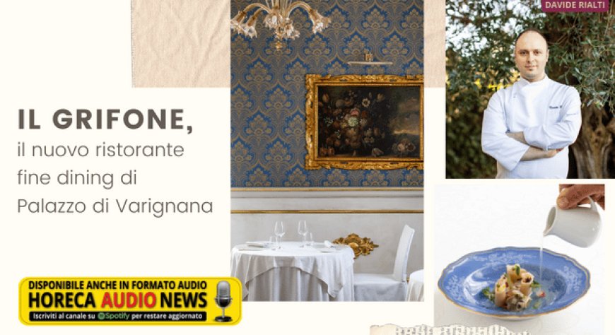 Il Grifone, il nuovo ristorante fine dining di Palazzo di Varignana
