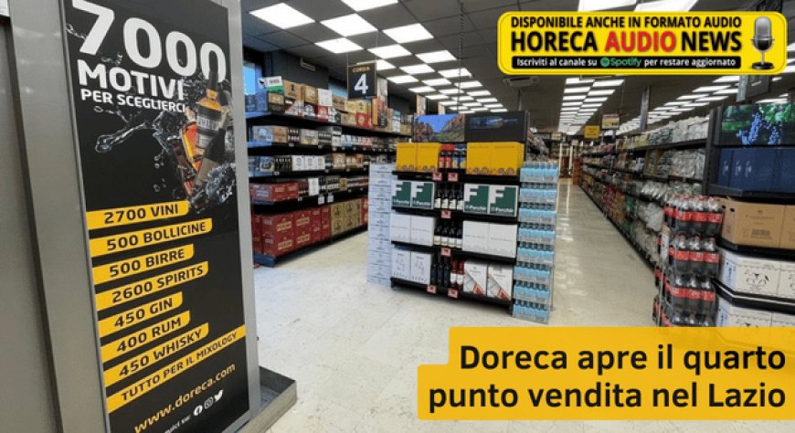 Doreca apre il quarto punto vendita nel Lazio
